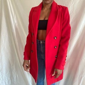 Red Coat from Forever 21
